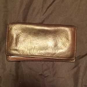 Fossil checkbook wallet
